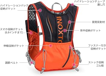 Amazon.co.jp: トレランザック ハイドレーションバック ランニング